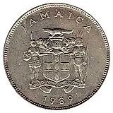 25 центов 1989 [Ямайка]