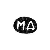 Master's Mark of Dmitriev M. - Moscow - initials "MD" - 1854-1877