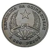 2000 песо 1991, XXV Летние Олимпийские игры, Барселона 1992 - Гандбол [Гвинея-Бисау / Гвинея]