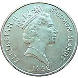 1 доллар 1992, 50 лет Битве за Коралловое море [Соломоновы Острова]