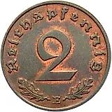 2 рейхспфеннига 1940 [Германия / Третий рейх]