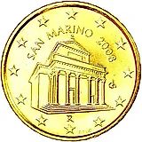 10 евроцентов 2008-2016 [Сан-Марино]