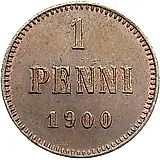 1 пенни 1900
