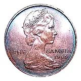 1 пенни 1966 [Гамбия]