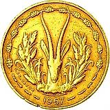 5 франков 1967 [Западная Африка (BCEAO)]