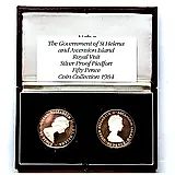 Coin Set "St. Helena and Ascension Islands" 1984