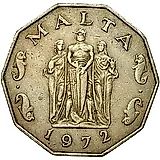 50 центов 1972 [Мальта]