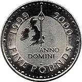5 фунтов 1999, тысячелетие [Великобритания]