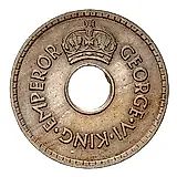 1 пенни 1945 [Фиджи]