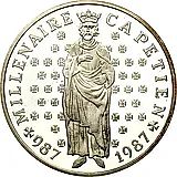 10 франков 1987, Тысячелетие династии Капетингов [Франция]