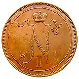 10 Pennia 1895-1917 [Finland]