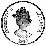 25 долларов 1987, 25 лет независимости [Ямайка]