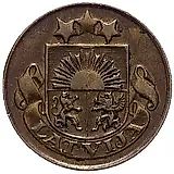 1 сантим 1924 [Латвия]