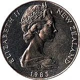 1 доллар 1983, Королевский визит [Новая Зеландия]