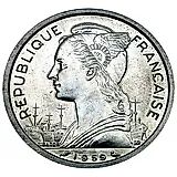 2 франка 1959 [Джибути / Французский берег Сомали]