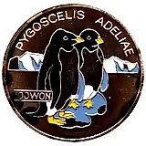 100 вон 1995, Пингвин Адели (Pygoscelis adeliae) [КНДР]