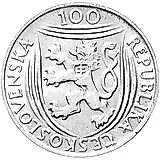 100 крон 1951, 30 лет Коммунистической партии [Чехословакия]