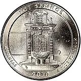 25 Cents 2010, D, Hot Springs National Park [USA]