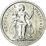 50 сантимов 1965, Французская Полинезия [Французская Полинезия]