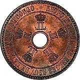 5 сантимов 1887 [Демократическая Республика Конго / Свободное государство Конго]