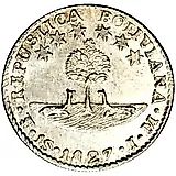 1 суэльдо 1827-1829 [Боливия]