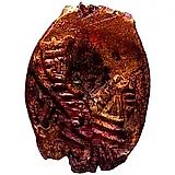 медная копейка Алексея Михайловича 1655-1663, всадник со скипетром [Псков]