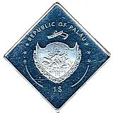 1 доллар 2009, 2000 лет Битве в Тевтобургском лесу /римский легион/ [Палау]