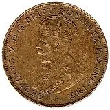 1 шиллинг 1923, H, знак монетного двора: "H" - Хитон, Бирмингем [Британская Западная Африка]