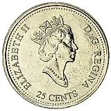 25 центов 1999, Миллениум - Февраль 1999, Запечатленные в камне [Канада]