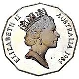 50 центов 1985 [Австралия] Proof