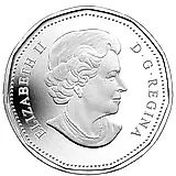 1 доллар 2012, 25 лет долларовой монете "Луни" [Канада]