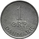 1 эре 1963, цинк [Дания]