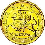 20 евроцентов 2015-2019 [Литва]