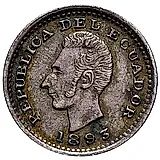 ½ десимо 1893-1915 [Эквадор]