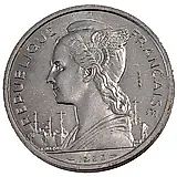 5 франков 1955 [Реюньон]