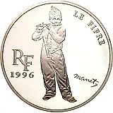 10 франков 1996, Сокровища европейских музеев - Флейтист /Эдуард Мане/ [Франция]