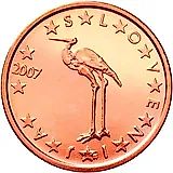 1 евроцент 2007-2019 [Словения]