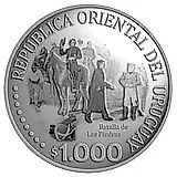 1000 песо 2011, 200 лет независимости Уругвая [Уругвай]