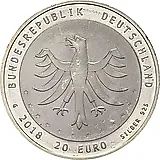 20 евро 2018, 275 лет Лейпцигскому оркестру Гевандхауза [Германия]