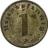 1 рейхспфенниг 1944 [Германия / Третий рейх]