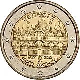 2 евро 2017, собор Святого Марка [Италия]