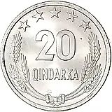 20 киндарок 1964 [Албания]