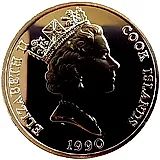 50 долларов 1990, Вымирающие виды - Ёж [Острова Кука]