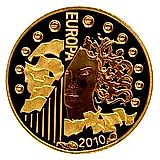 5 евро 2010, 1100 лет аббатству Клюни [Франция]