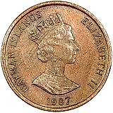 1 цент 1987 [Каймановы острова]