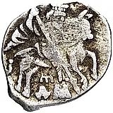 копейка Ивана IV Васильевича Грозного 1547-1584, Я/ДМ [Новгород]