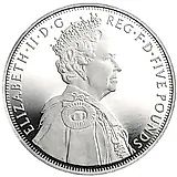 5 фунтов 2012, 60 лет правления королевы Елизаветы II (бриллиантовый юбилей) [Великобритания]