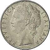 100 лир 1958 [Италия]