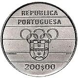 200 эскудо 1992, XXV летние Олимпийские Игры, Барселона 1992 [Португалия]