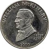 5 долларов 2000, Уильям Мак-Кинли [Либерия]
